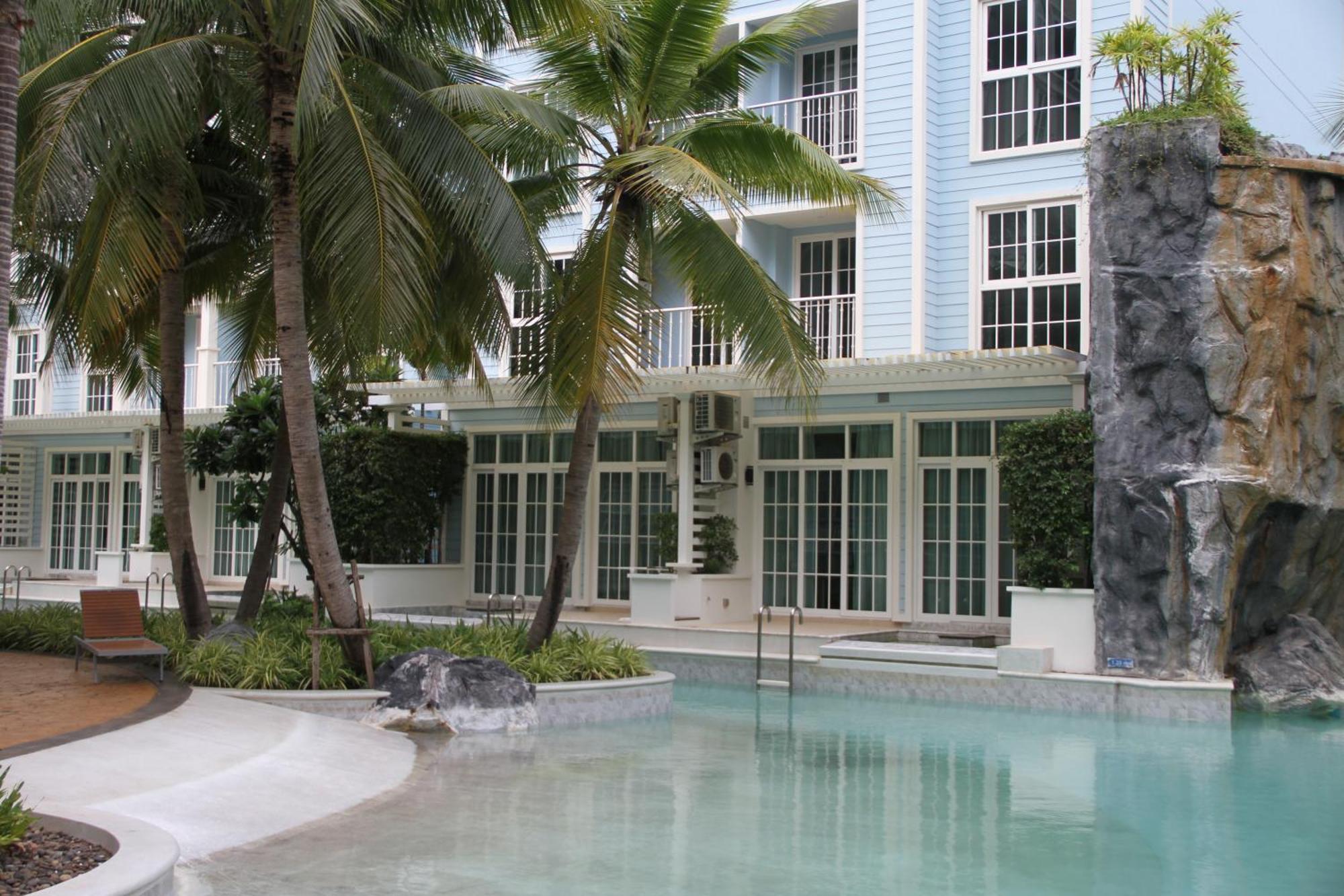 Grand Florida芭提雅带免费游泳池温泉桑拿浴和健身房瑜伽室私家海滩公寓e206 Na Chom Thian Eksteriør billede
